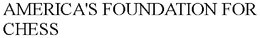 AMERICA'S FOUNDATION FOR CHESS trademark