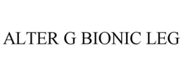 ALTER G BIONIC LEG trademark