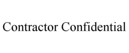 CONTRACTOR CONFIDENTIAL trademark