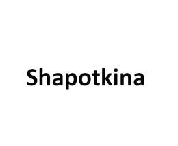 SHAPOTKINA trademark