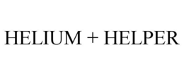 HELIUM + HELPER trademark