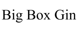 BIG BOX GIN trademark