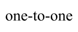 ONE-TO-ONE trademark