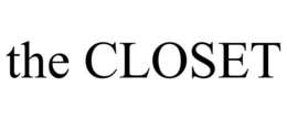 THE CLOSET trademark