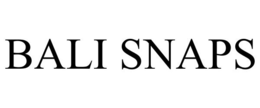 BALI SNAPS trademark
