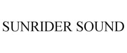 SUNRIDER SOUND trademark