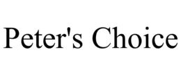 PETER'S CHOICE trademark