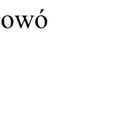 OWÓ trademark