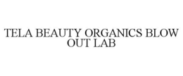 TELA BEAUTY ORGANICS BLOW OUT LAB trademark