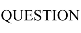 QUESTION trademark