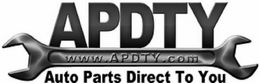 APDTY WWW.APDTY.COM AUTO PARTS DIRECT TO YOU trademark