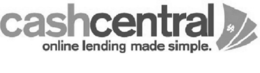 CASHCENTRAL ONLINE LENDING MADE SIMPLE. $ trademark