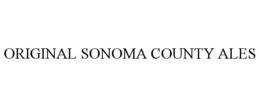 ORIGINAL SONOMA COUNTY ALES trademark