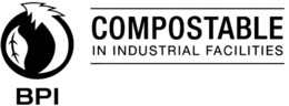 BPI AND COMPOSTABLE IN INDUSTRIAL FACILITIES trademark