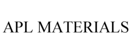 APL MATERIALS trademark