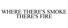 WHERE THERE'S SMOKE THERE'S FIRE trademark