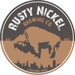RUSTY NICKEL BREWING CO. EST. 2013 E BEERIBUS UNUM trademark