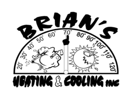 BRIAN'S HEATING & COOLING INC 20° 30° 40° 50° 60° 70° 80° 90° 100° 110° 120° trademark