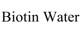 BIOTIN WATER trademark