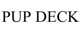PUP DECK trademark