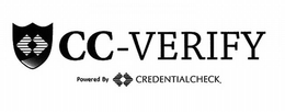 CC-VERIFY POWERED BY CREDENTIALCHECK trademark