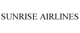 SUNRISE AIRLINES trademark