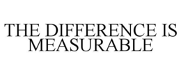 THE DIFFERENCE IS MEASURABLE trademark