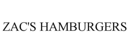 ZAC'S HAMBURGERS trademark