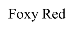 FOXY RED trademark