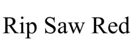 RIP SAW RED trademark
