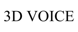 3D VOICE trademark