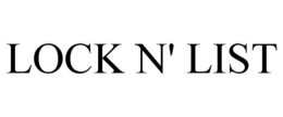 LOCK N' LIST trademark
