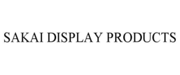 SAKAI DISPLAY PRODUCTS trademark