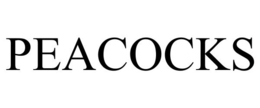 PEACOCKS trademark