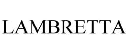 LAMBRETTA trademark