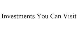 INVESTMENTS YOU CAN VISIT trademark