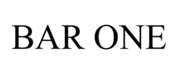 BAR ONE trademark