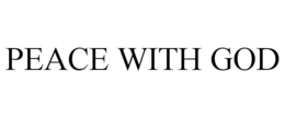 PEACE WITH GOD trademark