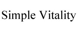 SIMPLE VITALITY trademark