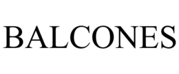 BALCONES trademark