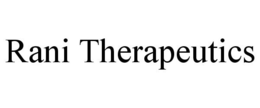 RANI THERAPEUTICS trademark