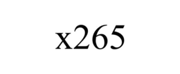 X265 trademark