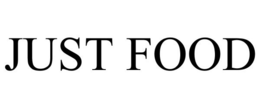 JUST FOOD trademark