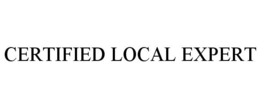 CERTIFIED LOCAL EXPERT trademark