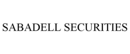 SABADELL SECURITIES trademark