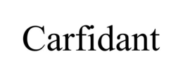 CARFIDANT trademark