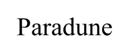 PARADUNE trademark
