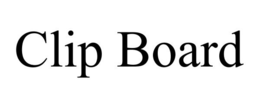 CLIP BOARD trademark