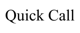QUICK CALL trademark