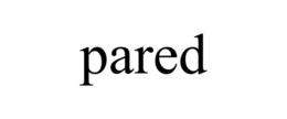 PARED trademark